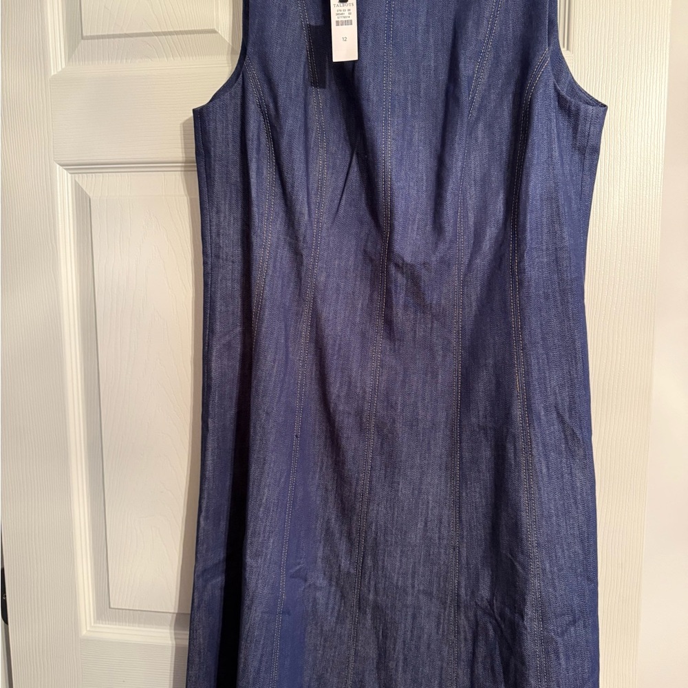 Talbots Denim Blue Midi Dress